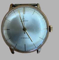 Auktion 376 / Los 2015 <br>mechan. HAU "Laco" 17 Rubis, Werk l&auml;uft, ohne Band