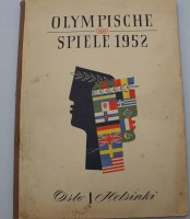 Auktion 376<br>Sammelalbum, Olympia 1952 Oslo, nicht kompl.