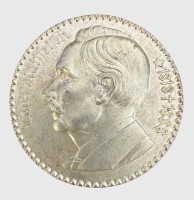 Auktion 376<br>versilberte Bronze Medaille, Raiffeisen,  "F&uuml;r treue Mitarbeit" D-5 cm
