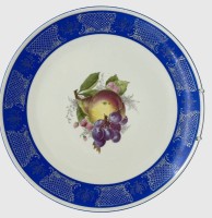 Auktion 376<br>gr. Rosenthal Obstteller mit Fr&uuml;chtedekor, D-32 cm, gut erhalten