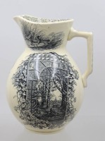 Auktion 376 / Los 9004 <br>Waschkrug, &auml;lter wohl England, &auml;lter, ca. H-25cm