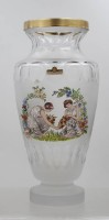 Auktion 376<br>hohe Vase, Fontanellas, Dekor im Jugendstil, wohl 60/70er Jahre, ca. H-29,5cm
