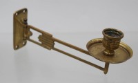 Auktion 376<br>Klavierleuchter, um 1920, Messing, Altersspuren, L-19cm H-8,5cm