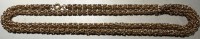 Auktion 376 / Los 1007 <br>massive Doublekette, L-80 cm, 43,61 gr.