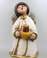 Auktion 376<br>gr. Bozner-Kerzenengel, Thun, ca. H-36cm