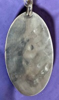 Auktion 376<br>grosser Silberanh&auml;nger, Native Navajo Schmuck, ca. 8x4 cm, 18 gr