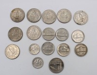 Auktion 376<br>Konvolut US-Kleinm&uuml;nzen, meist 80/90er Jahre, 1x 1941