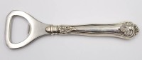 Auktion 376<br>Flaschen&ouml;ffner, Silbergriff, COHR, D&auml;nemark 1951, L-13,8cm