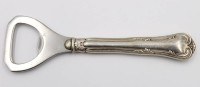 Auktion 376<br>Flaschen&ouml;ffner, Silbergriff, COHR, D&auml;nemark 1950 ?, L-13cm