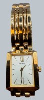 Auktion 376<br>Quartz DAU "Seiko" vergoldet. Metallband, neuwertig