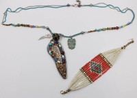 Auktion 376<br>2 Teile Modeschmuck im Boho Stil