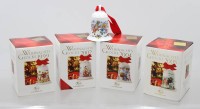 Auktion 376<br>5 x Weihnachtsglocken von Hutschenreuther 