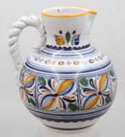 Auktion 376<br>handbemalter Keramikkrug Spanien ,