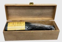 Auktion 376<br>Flasche Frapin VSOP Grande Fine Champagne Cognac in Holz-Geschenkkasten, um 2000