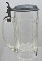 Auktion 376<br>gr. Bierkrug "Pschorr Br&auml;u M&uuml;nchen", H-17,5 cm