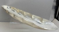 Auktion 376<br>grosse, l&auml;ngliche Anbietschale, plated, guter Zustand, H-5 cm, 53x11 cm