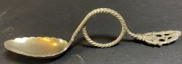 Zuckerlöffel?, mit Ring, Copenhagen, 1896, Silber-925−