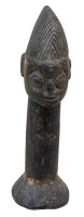 Auktion 376<br>traditionelle afrikanische Holzfigur der Yoruba , H-24 cm, &auml;lter