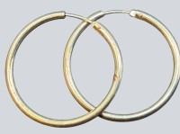 Auktion 376<br>Paar  Silber-925- Creolen, D-3 cm, 3,95 gr