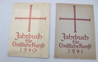 Auktion 376<br>&bdquo;Jahrbuch f&uuml;r christliche Kunst 1940&ldquo; und das &bdquo;Jahrbuch f&uuml;r christliche Kunst 1941&ldquo;, herausgegeben von der Deutschen Gesellschaft f&uuml;r christliche Kunst.