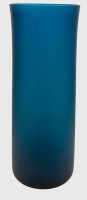 Auktion 376<br>hohe Stangenvase, T&uuml;rkisfarben, H-48,5 cm, D-17 cm, minim. Chip am Rand