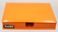 Auktion 376<br>Notizzettelbox der deutschen Marke helit aus Kunststoff,  1960er- und 1970er