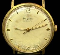 Auktion 376<br>Dugena Automatic Uhr, Werk l&auml;uft, ohne Band, Tragespuren