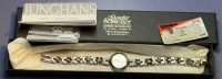 Auktion 376<br>Quartz Damenarmbanduhr  Junghans (Modellreihe Helena) mit Ersatzglieder, Batterie und Beschreibung in Kasten, wenig getragen