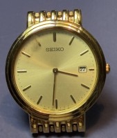 Auktion 376<br>Seiko Quartz HAU, orig. Band, Double