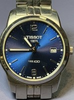 Auktion 376<br>Quartz HAU "Tissot" 1853, PR100, orig. Band, Werk l&auml;uft, gut erhalten