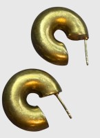 Auktion 376<br>Paar Halbcreolen, Silber-925-, Schieber fehlen, 8,14 gr., H-ca. 2,5 cm