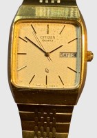 Auktion 376<br>Quartz  HAU "Citizen" sehr gut erhalten, Double Band, Werk nicht gepr&uuml;ft