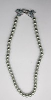 Auktion 376<br>Modeschmuck-Perlenkette, ca. L-40cm