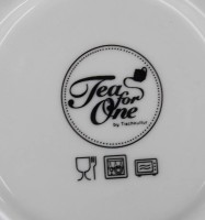 Auktion 376<br>Set, Tea for One, Rosendekor, Teekanne, Tasse, U.T., 2x Kuchenteller, Kanne H-10,5cm Tasse H-5,5cm
