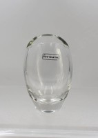 Auktion 376<br>Vase, Formano, farbloses Glas, ca. H-15cm