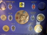 Auktion 376<br>Die letzten M&uuml;nzen des Vatikans, 1929-2001 in Blister