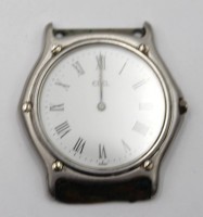 Auktion 376<br>Armbanduhr, Ebel Sport Classique, Quarzwerk nicht gepr&uuml;ft, ohne Armband, Tragespuren, ca. D-3,5cm
