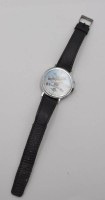 Auktion 376<br>sowjetische Vintage-Armbanduhr, Slava Baikonu, Handaufzug , Werk l&auml;uft, D-3,8cm