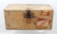 Auktion 376<br>Munitionskiste, wohl 2. WK, Altersspuren, ca. H-19cm B-41cm