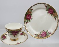 Auktion 376<br>Sammelgedeck, Winterling, Rosendekor, Tasse ca. H-7,5cm