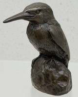 Auktion 376<br>Eisvogel, wohl nur Bronze bezogen, H-10 cm
