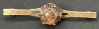 Auktion 376<br>Silbernadel-835- mit marmorierten Cabouchon, L-5 cm, 3,95 gr