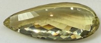 Auktion 376<br>grosser Lemon Citrin in Tropfenform, 94,91 Karat