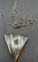 Auktion 376<br>Silberkette mit Anh&auml;nger, Silber-925-, 5,93 gr.