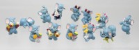 Auktion 376<br>Sammlung von blauen Miniaturfiguren der Serie &bdquo;Die Funny Fanten im Cluburlaub", Ferrero