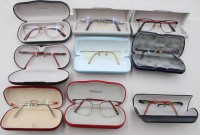 Auktion 376<br>9x div. Brillengestelle unterschiedliche Hersteller und Formen
