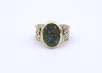 Los 5009 <br>Silber Ring 0.925 - vergoldet, 9g., RG 57