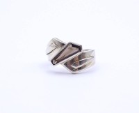 Los 5021 <br>Rauchquarz Ring, Sterling Silber 0.925, 10,5g., RG 58