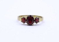Los 5057 <br>Granat Goldring 0.333, 1,7g., RG 53