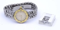 Los 6007 <br>Damen Armbanduhr EBEL SPORTWAVE , Stahl / Gelbgold, Quartz, D. 26mm, Funktion nicht überprüft